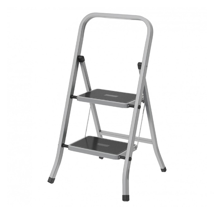 Стремянка 2 ступени (СИБРТЕХ) /широкие ступени полимерное покрытие арт. 97867/