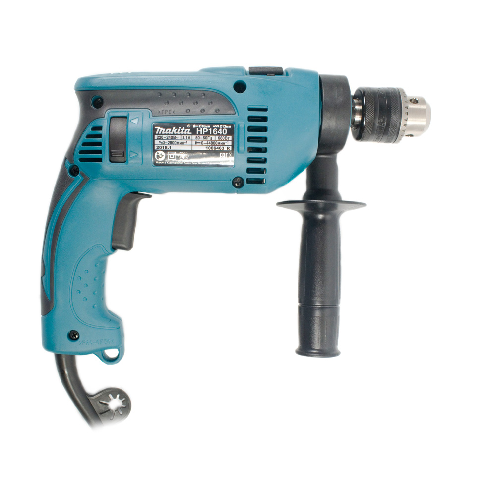 Дрель ударная HP1640 (MAKITA) /680Вт; 0-3200об/мин, ЗВП 13мм; 2,0кг/ — фото 2