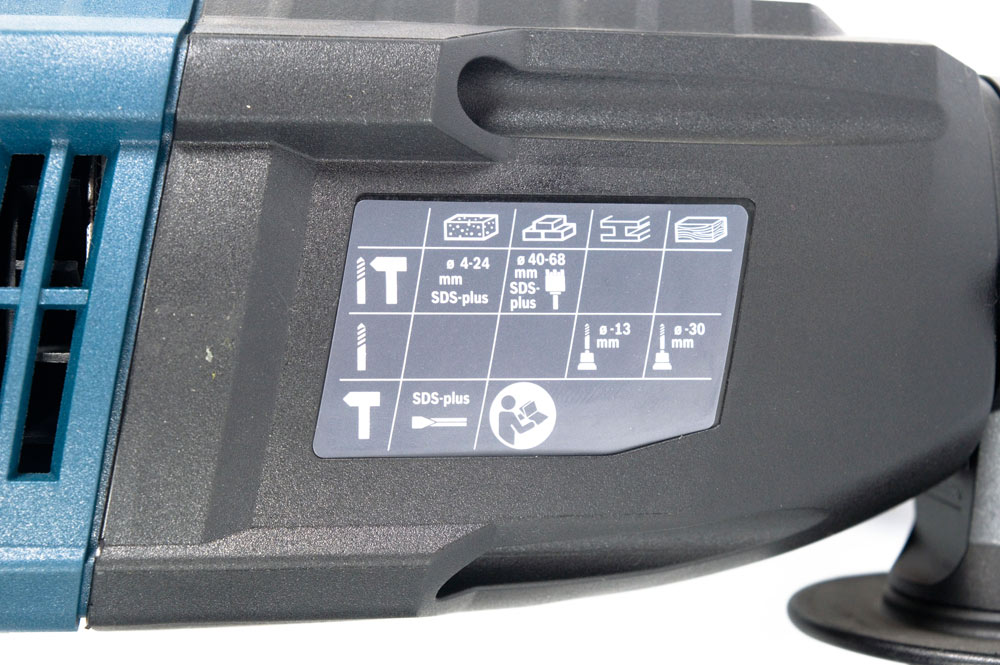 Перфоратор GBH 240 (BOSCH) /SDS-plus; 790 Вт.; 2,7Дж.; 0-4200 уд/мин.; 3,3кг.; кейс/ — фото 5
