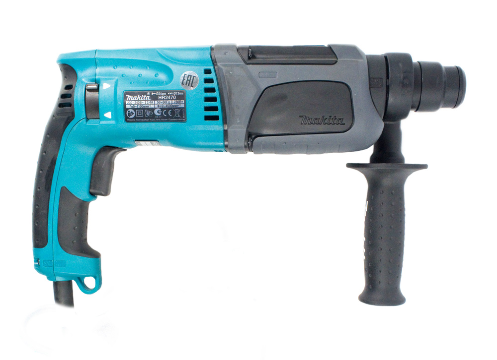 Перфоратор HR 2470 (MAKITA) /780Вт; 2,7Дж; SDS-plus; 3режима; d 24мм; 0-4500уд./мин; 2,6кг; кейс/ — фото 2