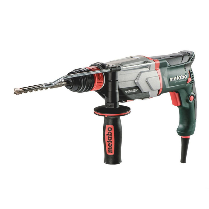 Перфоратор KHE 2660 Quick (METABO) /850Вт, БЗП, 3,0Дж, SDS-plus, 3режима, 4300уд./мин.; 0-1100об./мин.; d 26мм, 3,1кг, кейс, арт. 600663500/ — фото 1