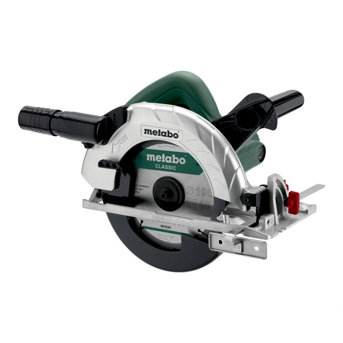 Пила дисковая KS 190 (METABO) /1050Вт; 190х30мм; глубина распила 68мм; 5800об/мин; 3,4кг, без насадки для пылесоса/ — фото 1
