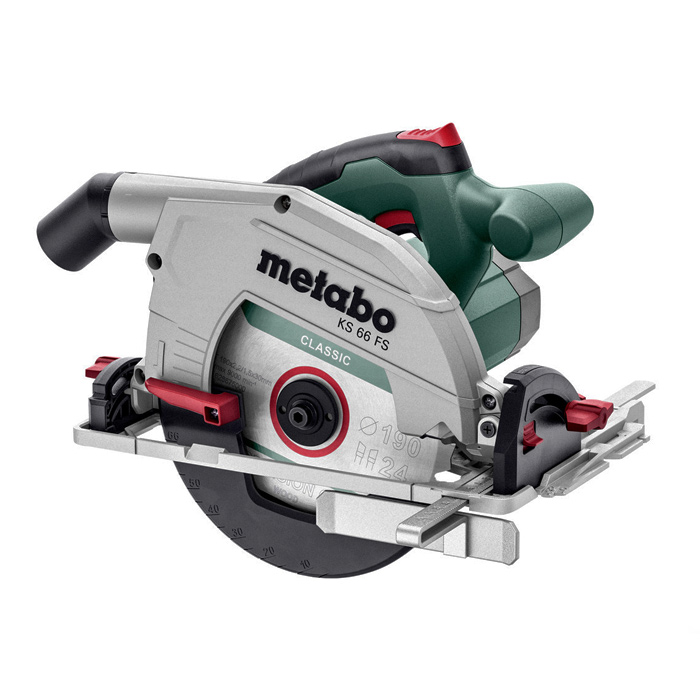 Пила дисковая KS 66 FS (METABO) /1500Вт; 190х30мм; глубина распила 66мм; 5000об/мин; 4,9кг/ — фото 1