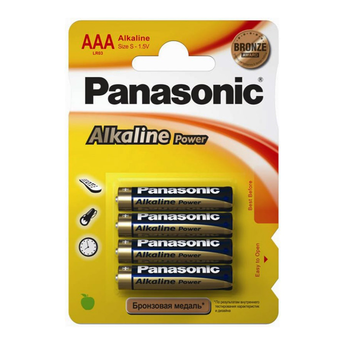 Батарейка PANASONIC LR06 Alkaline BP4/4/240/