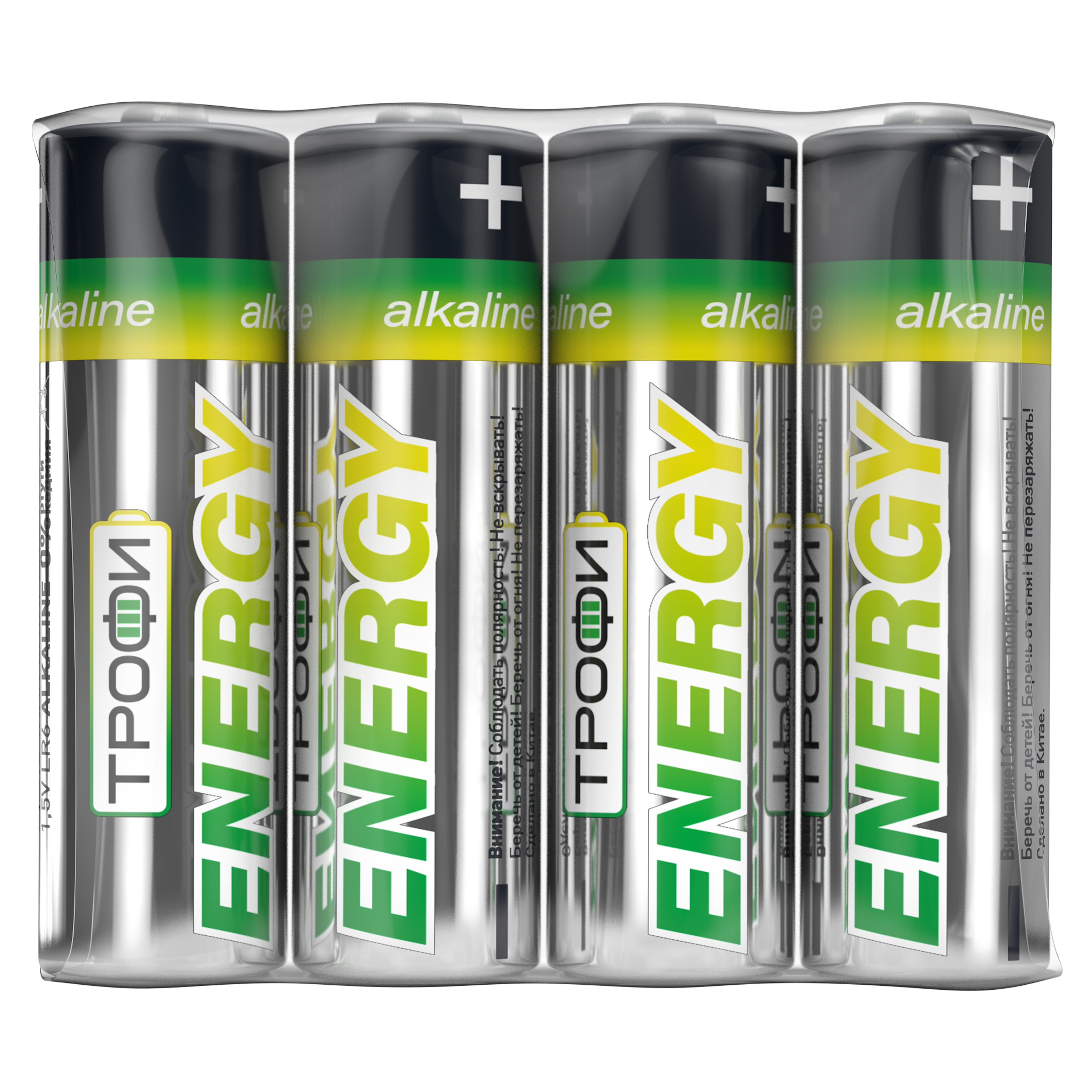 Батарейка ТРОФИ/ENERGY POWER LR6 Alkaline 1-086 (уп.4шт) — фото 1