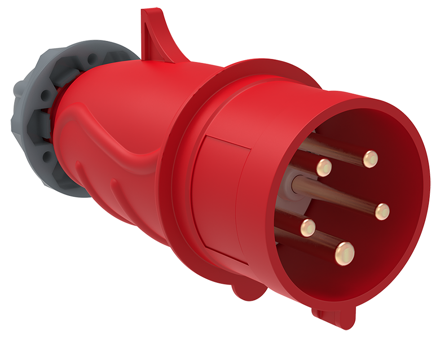 Вилка силовая переносная ССИ-015 (IEK) /16А 3Р+N+з/к 380В IP44 Magnum арт. PSN02-016-5/ — фото 1