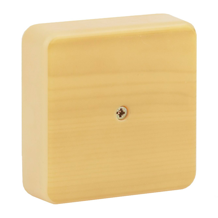 Коробка распаячная ОУ IP40 100х100х30мм (ЭРА) /сосна арт. bs-p-100-100-30/ — фото 1