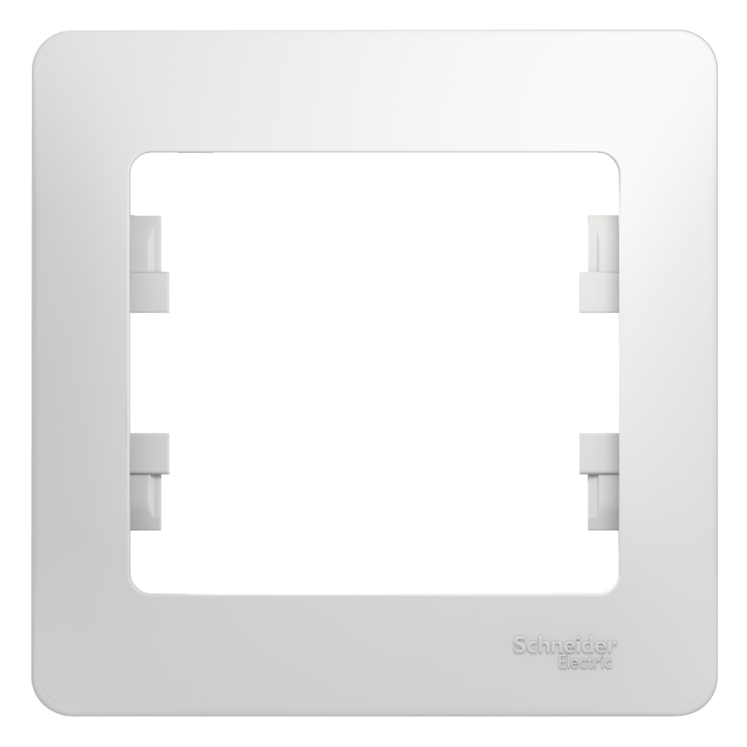 Рамка 1-мест. Glossa (Schneider Electric) /белая арт. GSL000101/