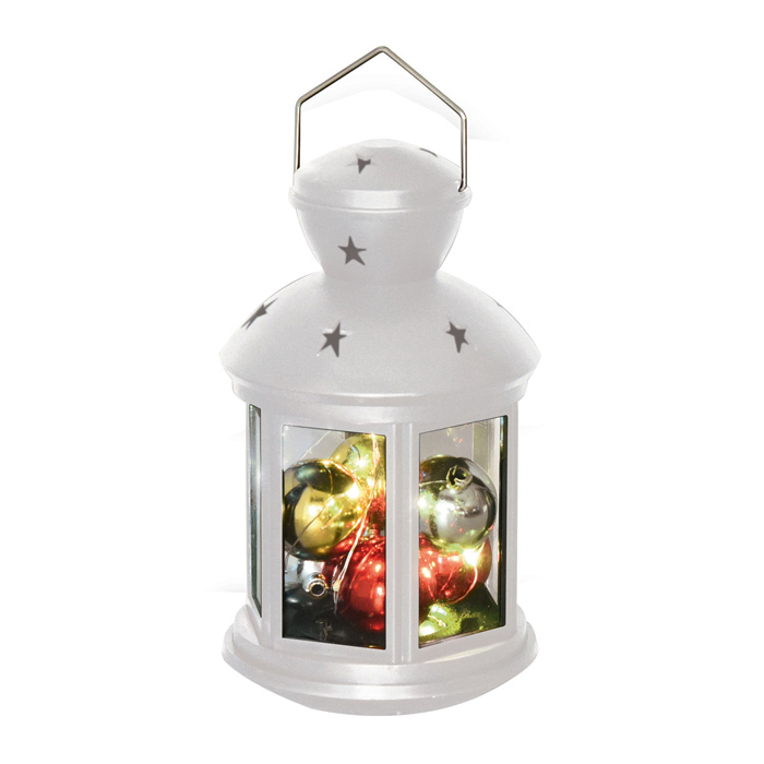 Фонарь с свд гирляндой (UNIEL) /10LED арт.ULD-L1220-010-DTB-RGB WHITE/ — фото 1