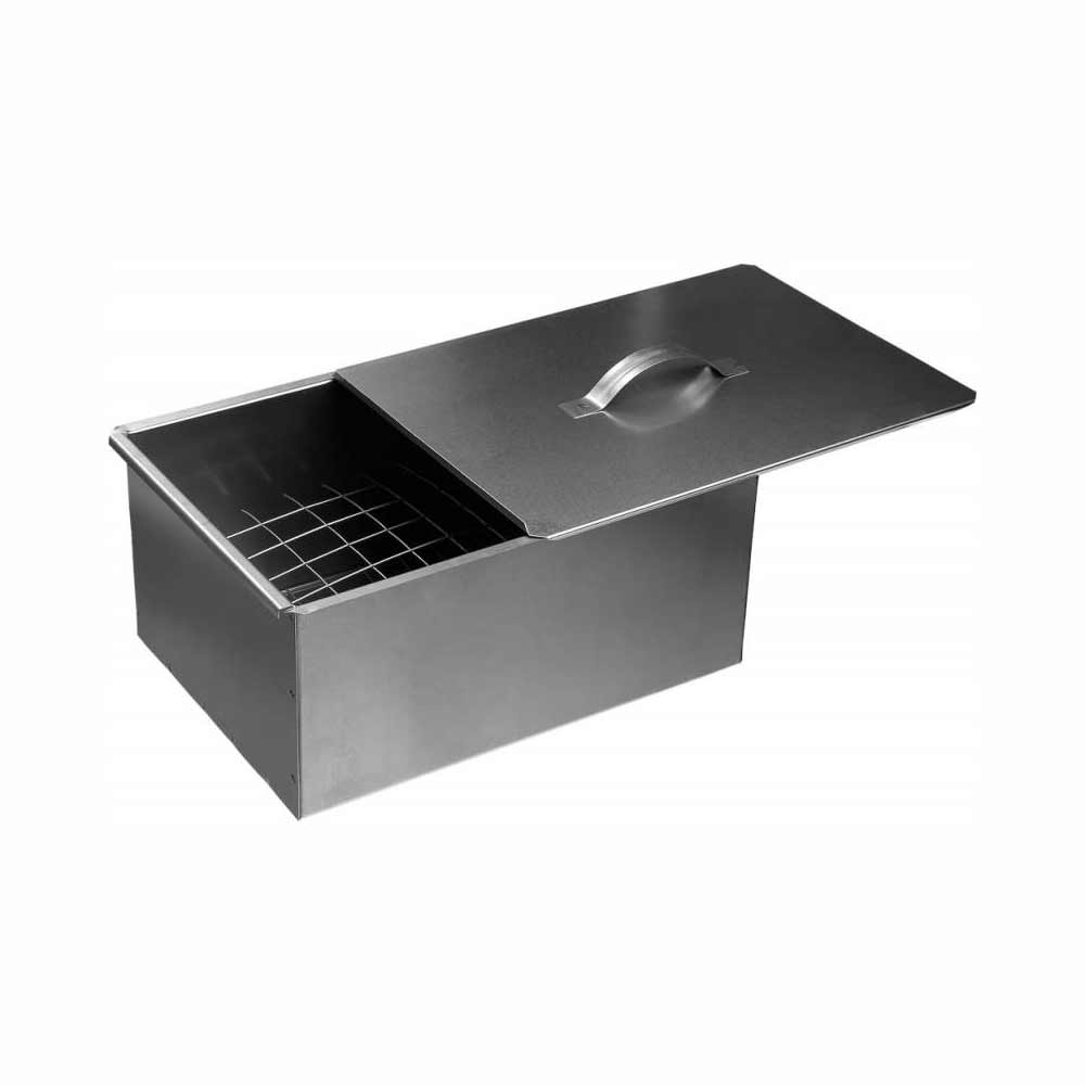 Коптильня двухъярусная 600х320х250мм большая плюс с поддоном ст.1,5 мм /арт.К2-1,5Бпл/