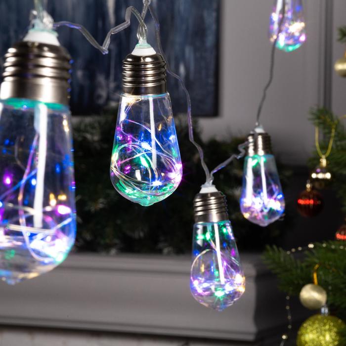 Гирлянда свд 3м IP20 Лампа (Luazon Lighting) /80LED MULTI/ — фото 1