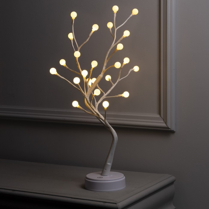 Куст свд Жемчужины 45см IP20 (Luazon Lighting) /24LED свечение теплое белое/ — фото 1