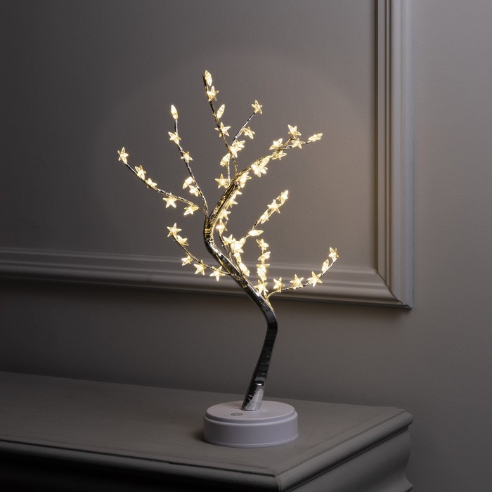 Куст свд Звездочки 45см IP20 (Luazon Lighting) /60LED свечение теплое белое/ — фото 1