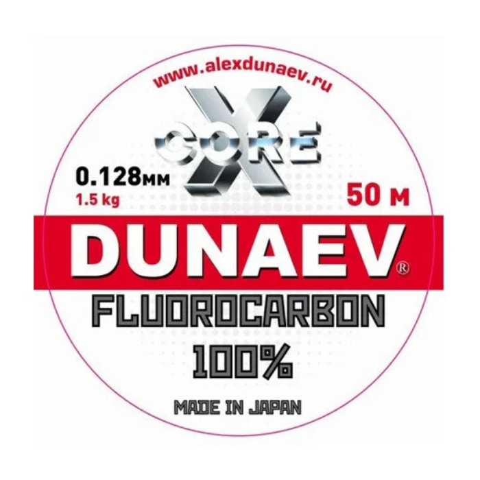 Леска Dunaev Fluorocarbon 0.117 мм 30м — фото 1