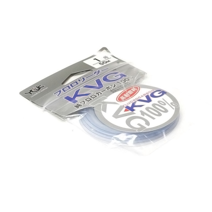 Леска флюорокарбон YGK KVG Fluorocarbon 50м #2.0 d-0.235мм — фото 1