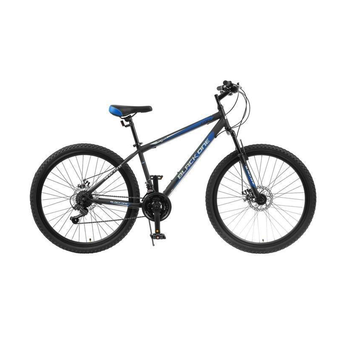 Велосипед BLACK ONE Onix 27.5 черный/синий/серый 20