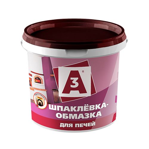 Шпаклевка-обмазка для печей А3 3кг — фото 1