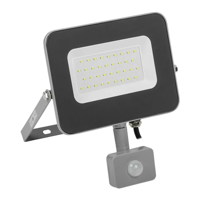 Прожектор свд 30Вт 220В 2400Lm 6500К IP54 (IEK) /датчик движения арт. LPDO702-30-K03/ — фото 1