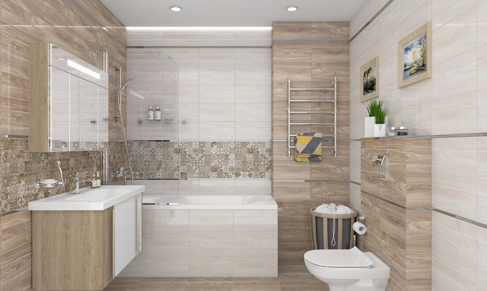 Керамическая плитка Bona бордюр тёмно-серый 66-03-06-1344 6,2х40