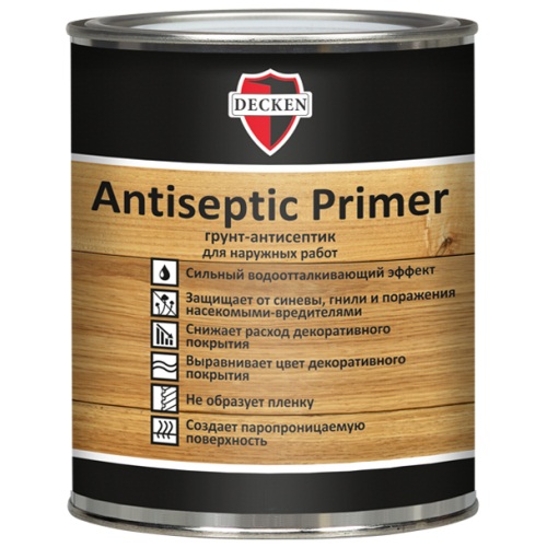 Грунт-антисептик Decken Antiseptic Primer 0,125л — фото 1