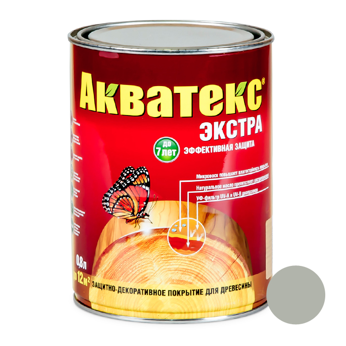 Покрытие текстурное АКВАТЕКС-экстра 0,8л олива — фото 1
