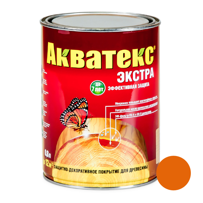Покрытие текстурное АКВАТЕКС-экстра 0,8л орегон — фото 1