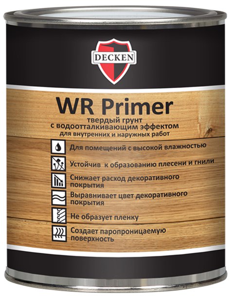 Грунт Decken WR Primer твердый с водоотталкивающим эффектом 0,125л — фото 1