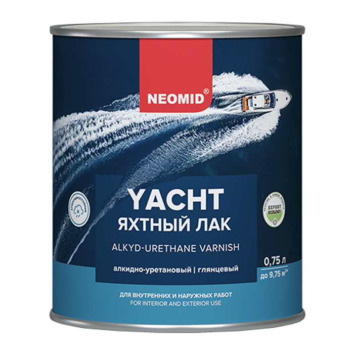 Лак яхтный НЕОМИД алкидно уретановый 0,75л глянцевый — фото 1
