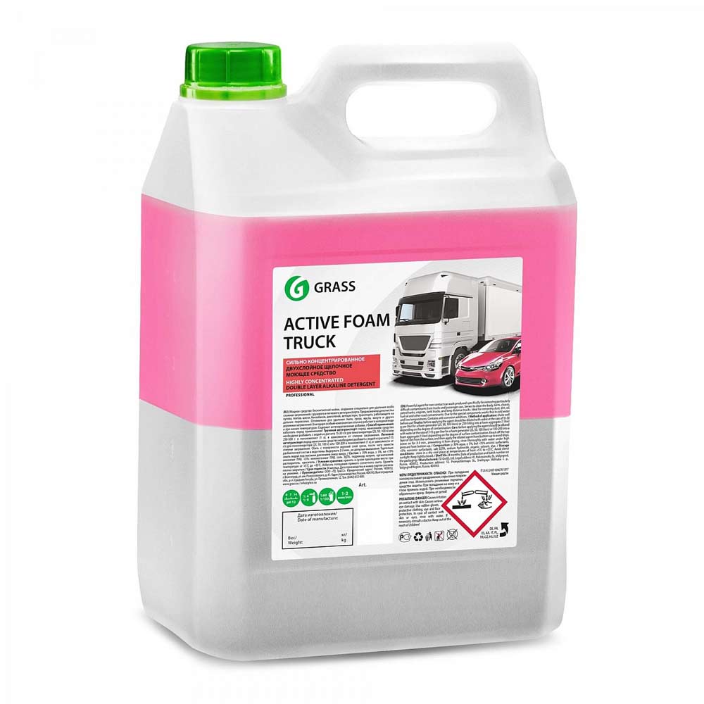 Автошампунь 6,0л Active Foam Truck (GRASS) /для бесконтактной мойки/ — фото 1