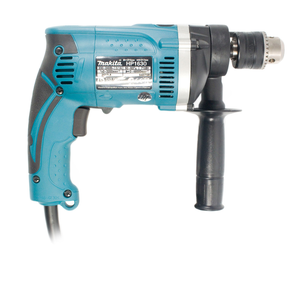 Дрель ударная HP1630 (MAKITA) /710Вт; 0-3200об/мин, ЗВП 13мм; 2,0кг/ — фото 3