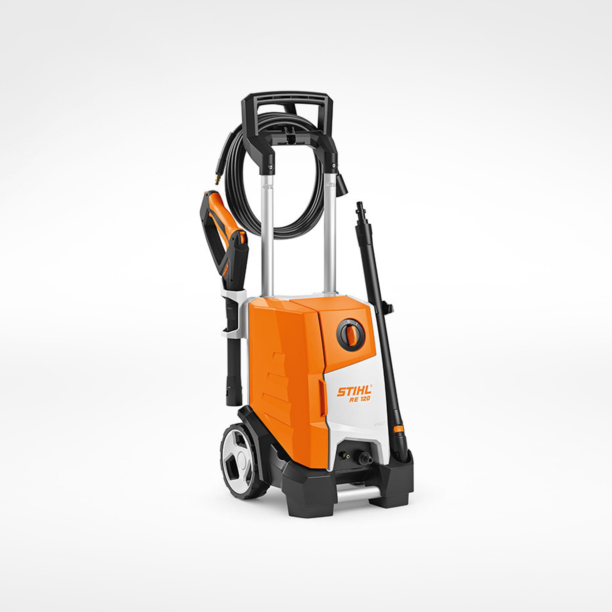 Машина моечная RE-120 (STIHL) /2,1кВт, 10-125бар, макс.140бар, 500л/ч, шланг 8,0м, 20,0кг/ — фото 1