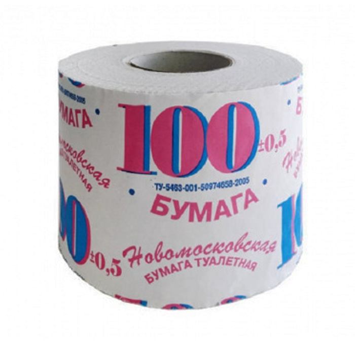 Туалетная бумага Сотка (в упак 40шт)