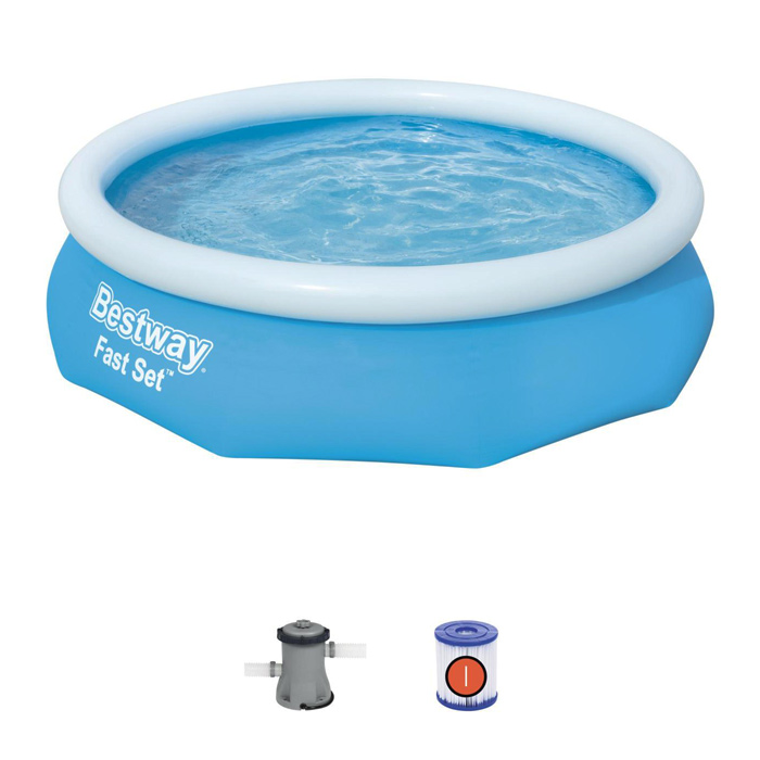 Бассейн 305х76см FAST Set +фильтр-насос (BestWay) /арт.57270 — фото 1
