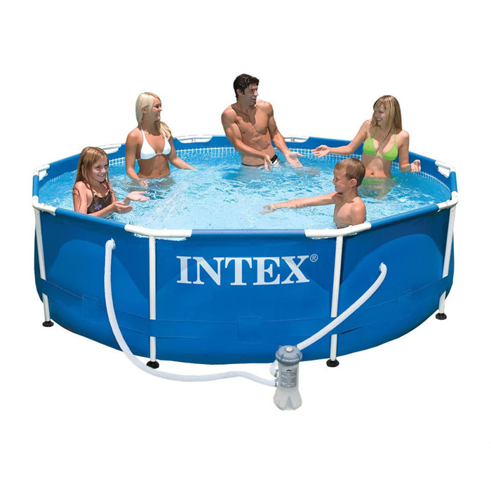 Бассейн 305х76см каркасный METAL FRAME фильтр-насос (INTEX) /арт. 28202 — фото 1
