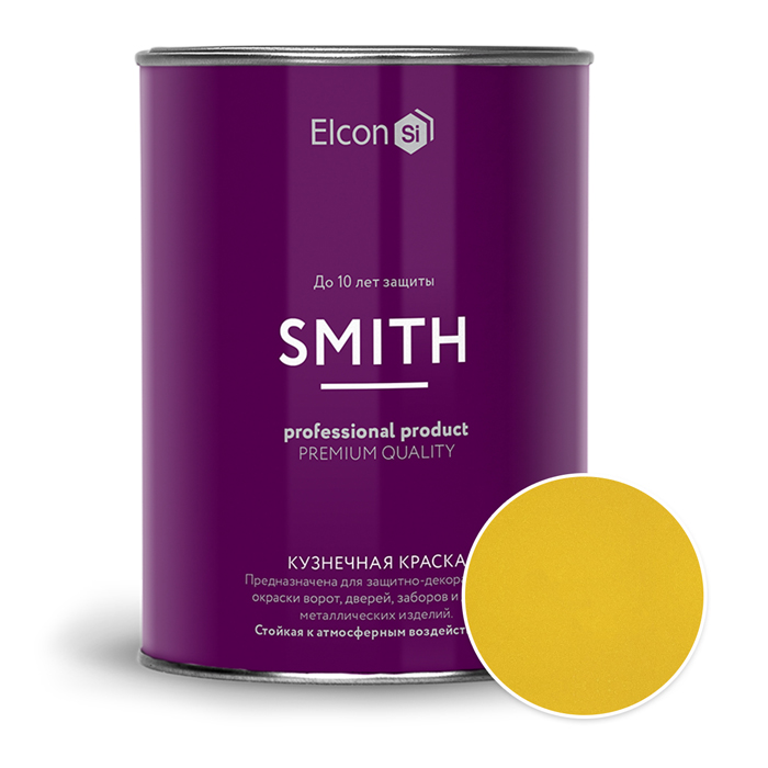 Краска кузнечная Elcon Smith 0,8кг золото — фото 1
