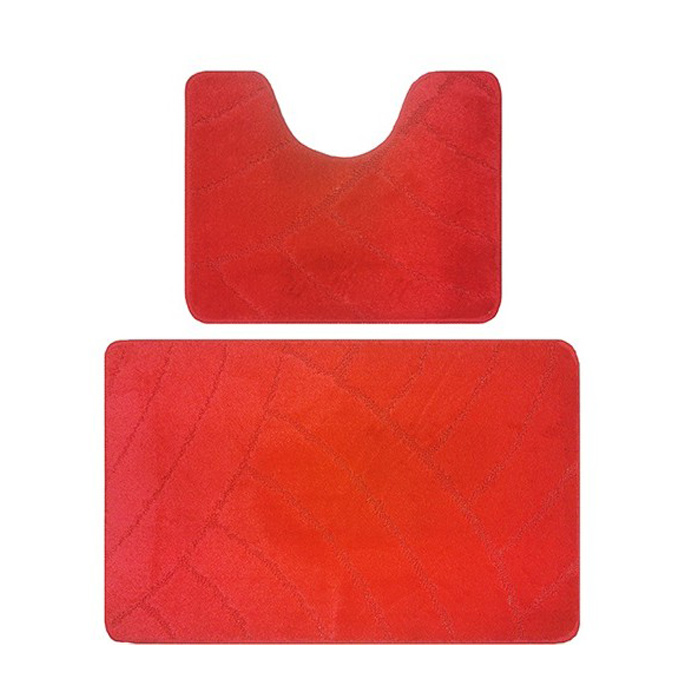 Коврик BANYOLIN CLASSIC из 2 шт. 55х90/55х45см 11мм (красный) — фото 1