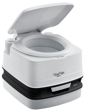 Биотуалет Porta Potti 145 нижний бак 12л верхний бак 15л индикатора нет (Thetford) — фото 1