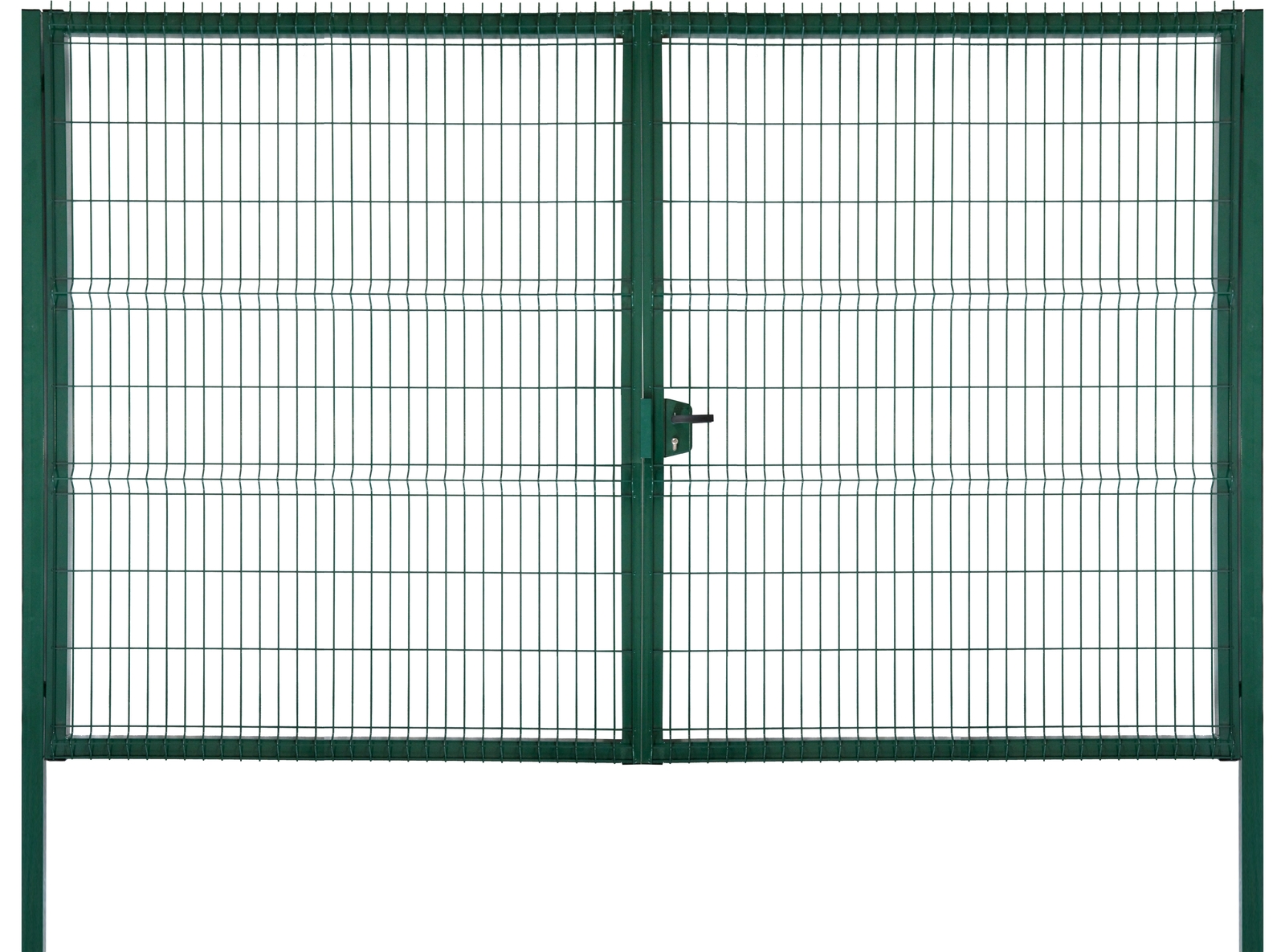 Ворота Profi Lock 1,53х4м RAL 6005 — фото 1