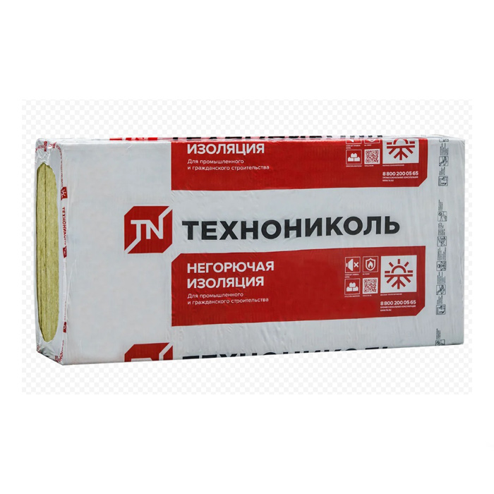 Минвата ТЕХНОФАС Коттедж 110кг/м3 (50х1200х600) (4,32м2, 0,216м3) — фото 1