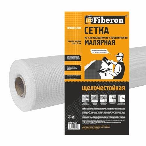 Сетка строительная 1000мм х 20м МАЛЯРНАЯ белая 2,5х2,5 Fiberon SMF050Т/9 — фото 1