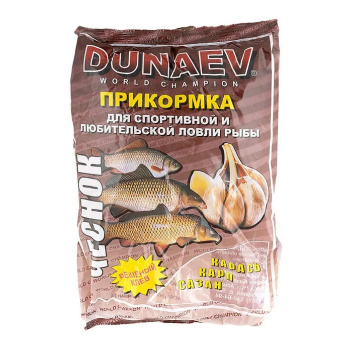 Прикормка Dunaev - CP 0,9кг Карп Чеснок — фото 1