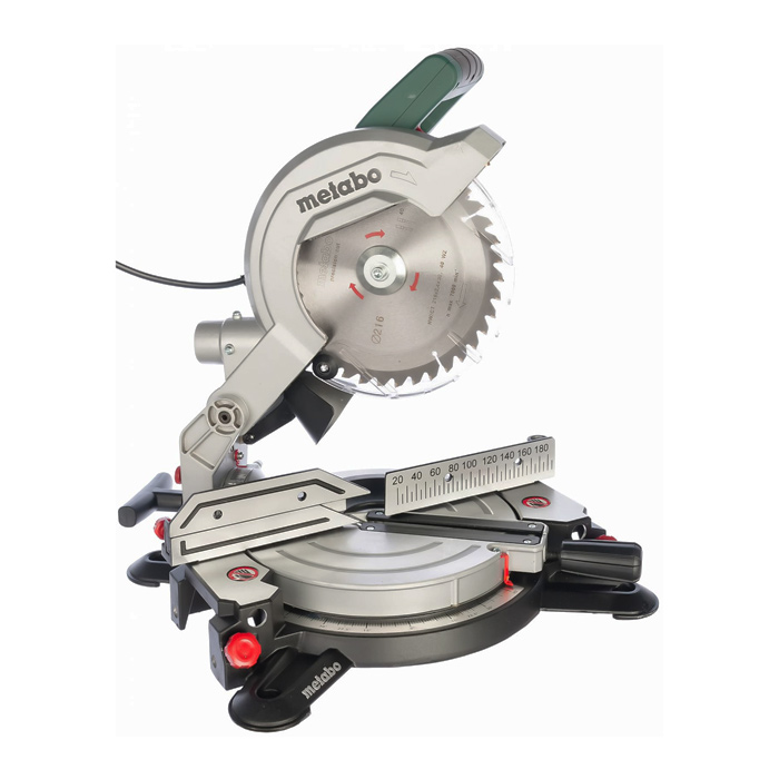 Пила торцовочная КS 216 М LASERCUT (METABO) /1350Вт; диск 216 х 30мм; глубина распила 60мм, ширина распила 120мм; 5000об/мин; 9,4кг, лазер, арт. 619216000/ — фото 1