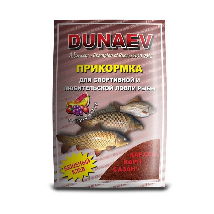Прикормка Dunaev - CP 0,9кг Карп Тутти-Фрутти — фото 1