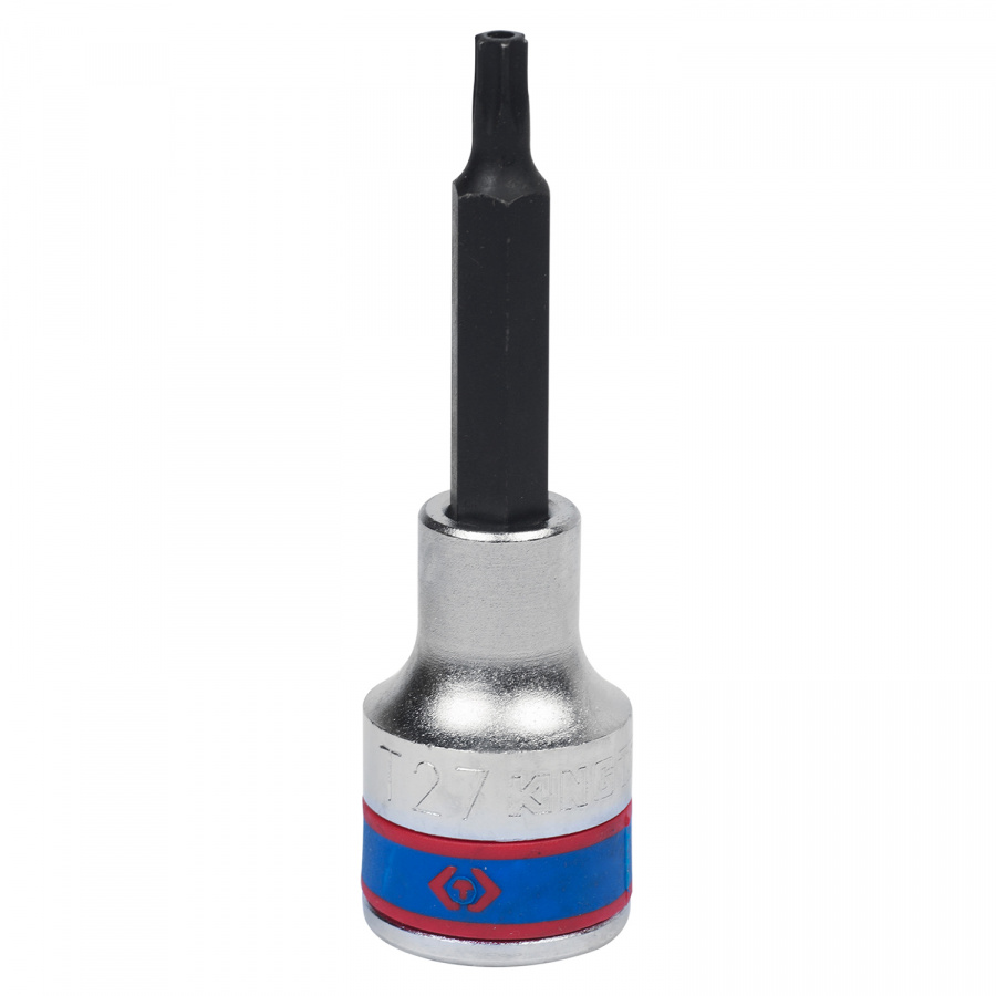 Головка торцевая TORX Т27 с отверстием L=80мм 1/2