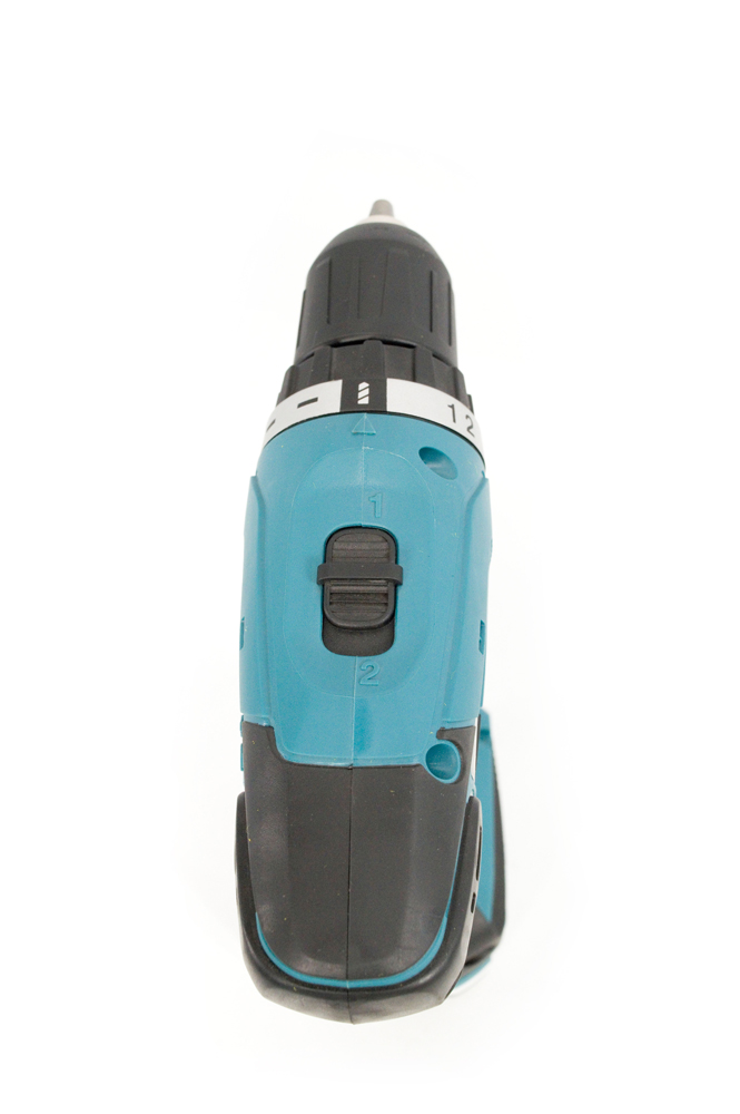 Дрель аккумуляторная DF 347 DWE (MAKITA) /14,4В; 2х1,5 Aч Li-Ion; 30Нм 0-400/0-1400об/мин, БЗП10мм, G аккум. серия, 1,4кг, кейс/ — фото 6