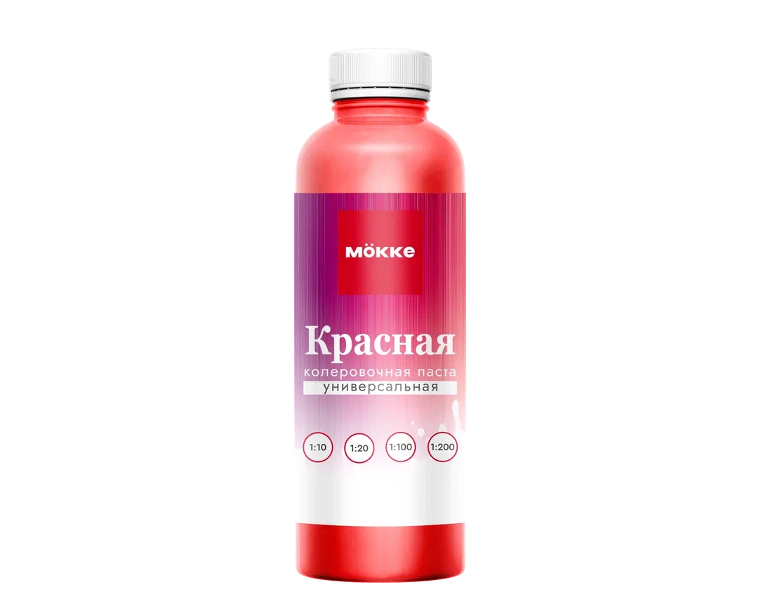 Колер универсальный МОККЕ №6 красный 100мл
