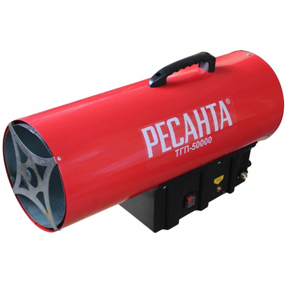 Нагреватель газовый ТГП-50000 (РЕСАНТА) /38-50 кВт, поток 1500 м3/ч, расход 3,6 кг/ч/ — фото 1