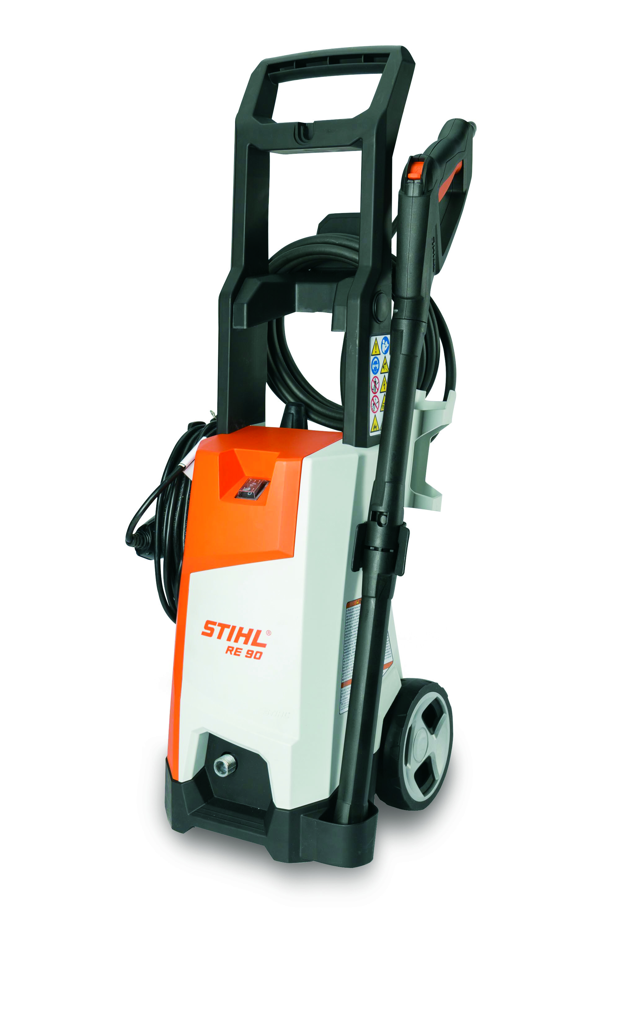 Машина моечная RE- 90 (STIHL) /1,8кВт, 10-100бар, макс.120бар, 520л/ч, шланг 6,0м, 9,6кг/ — фото 1