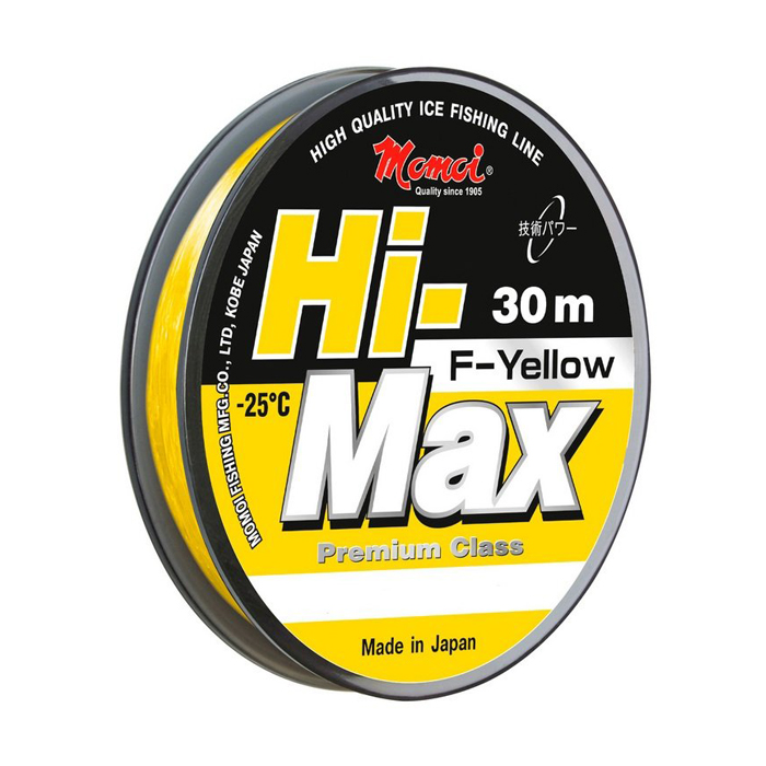 Леска Momoi Hi-Max F-Yellow 0.15мм 2.5кг 30м желтый — фото 1