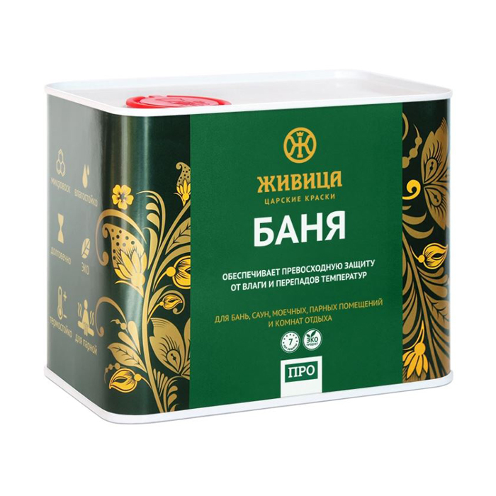 Масло по дереву для бань и саун Живица 2л — фото 1